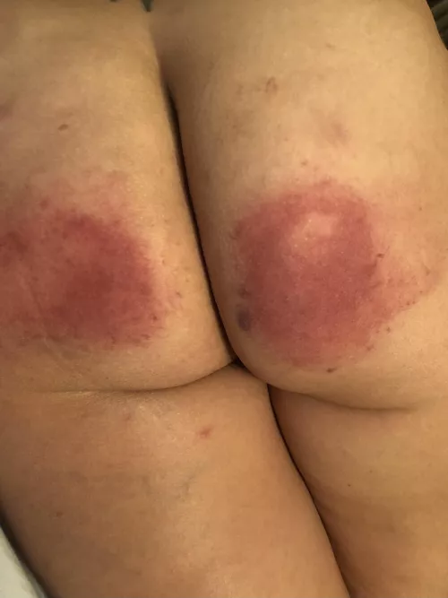 My wife spanked for being a bad girl