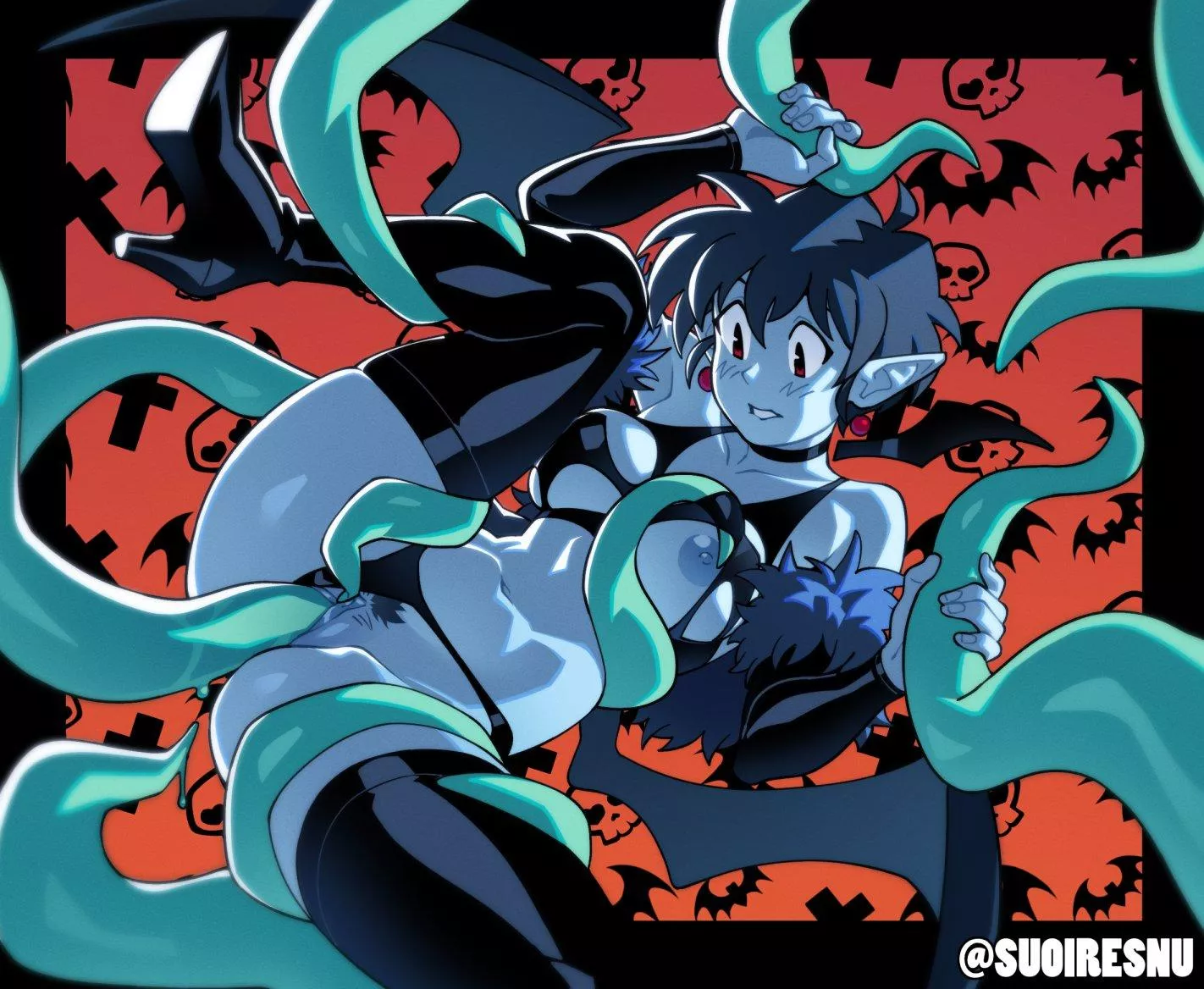 Vampires love spooky tentacles (suoiresnu)