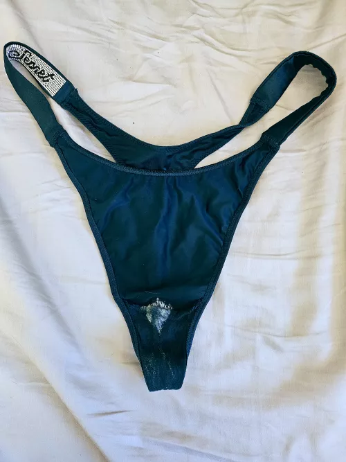 Wife's sexy thong had a good day at work