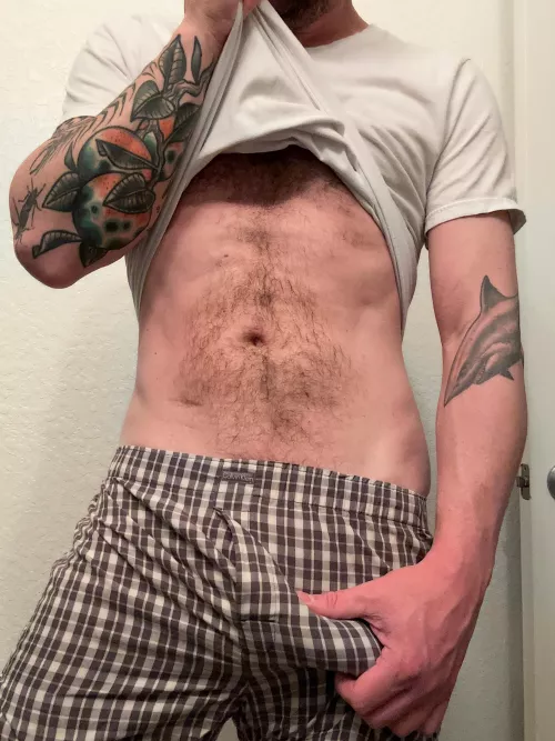 [34] Reach in my Boxer Shorts