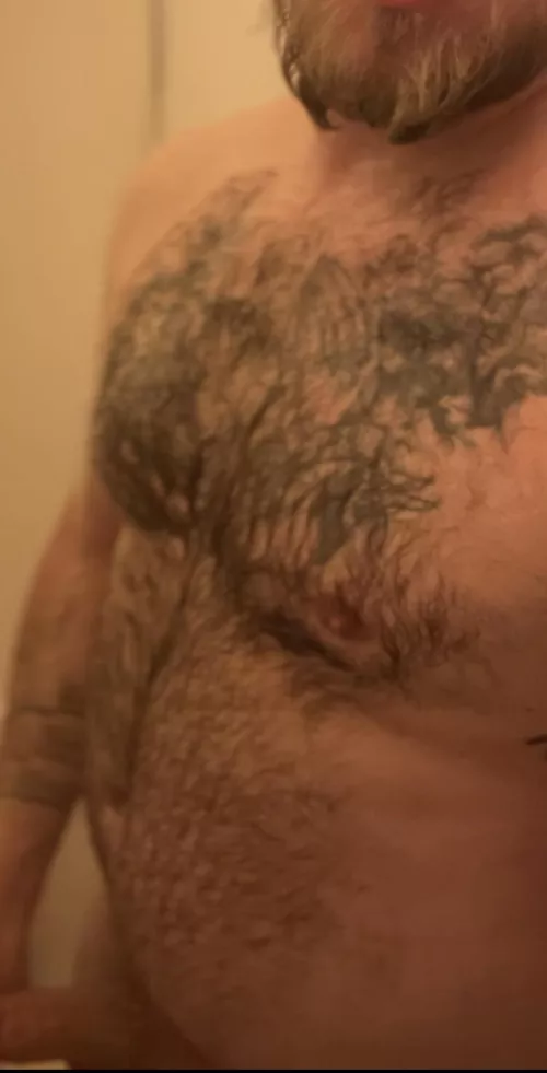 All clean . Can you help me with my back?