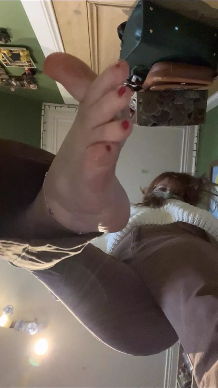 Beneath my soles and toes~