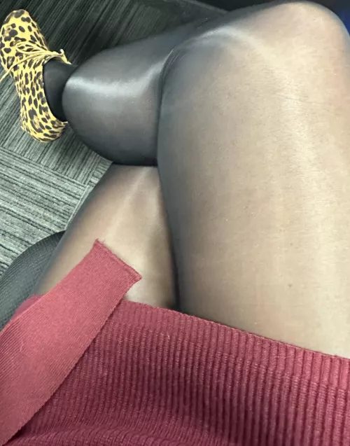Chilly Temps, need to be warmed up a bit…but maybe pantyhose for attention ?