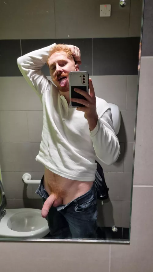 Come into the stall with me, i'll be quick.