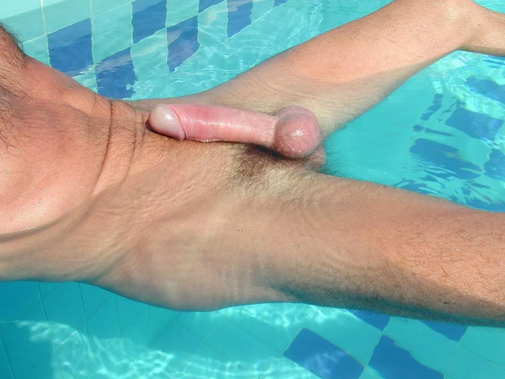 Early morning at the pool.