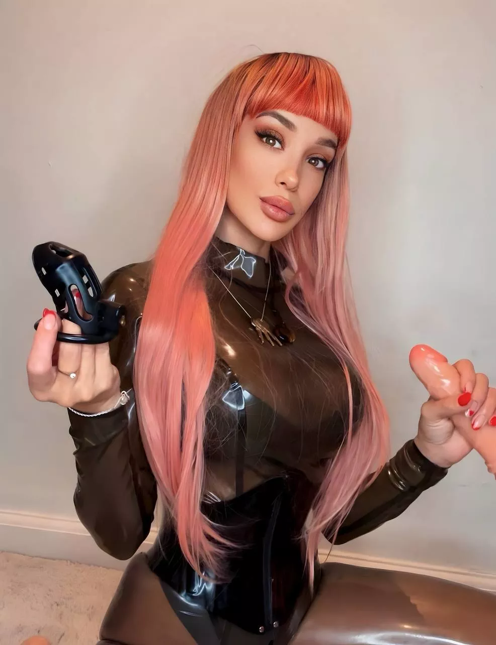 Edging you then locking you in chastity is my favourite thing to do…