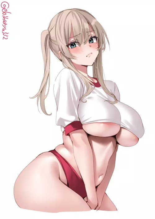 Graf Zeppelin underboob [Kantai Collection]