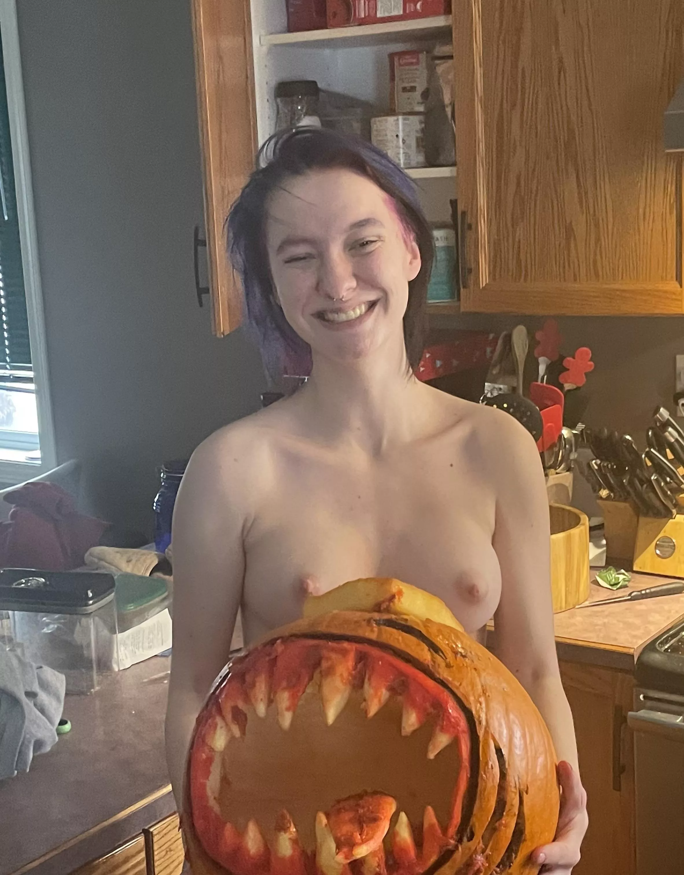 Had so much pumpkin carving yesterday