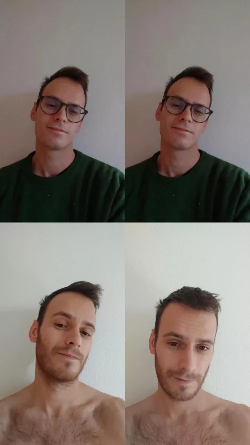 Had to shave my beard for my Halloween costume and I miss it sooo muchπ₯² Do you guys think I look better with or without?