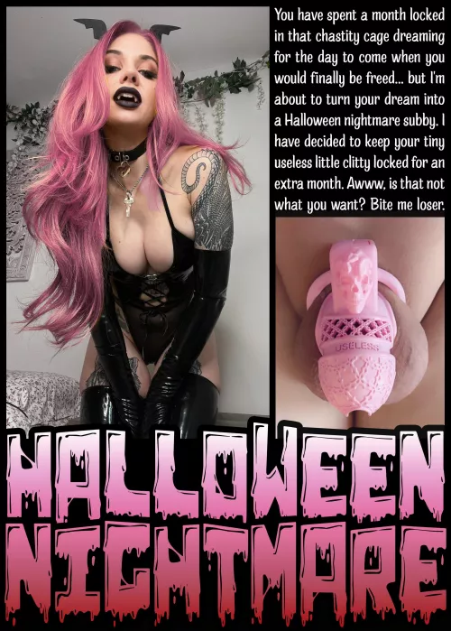 HALLOWEEN NIGHTMARE [chastity] [femdom] [denial]