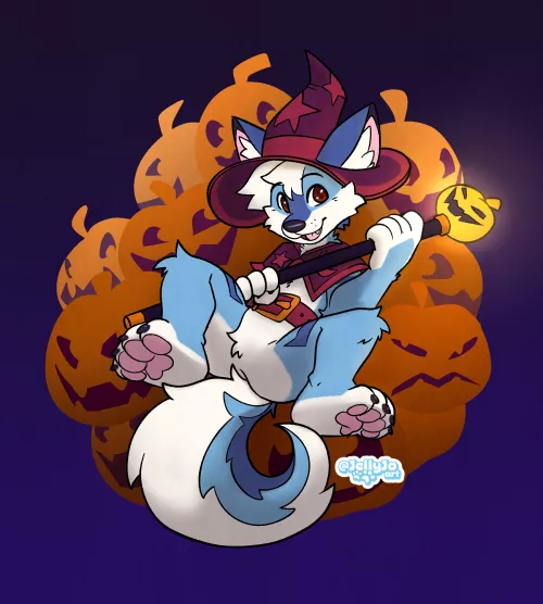 Happy Halloween 🎃🍬🧙‍♂️ (art by me @Jellyjoart)