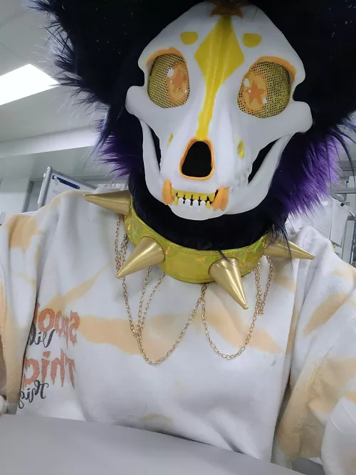 HAPPY HALLOWEEN! ( First time wearing any of my heads in public-work-)