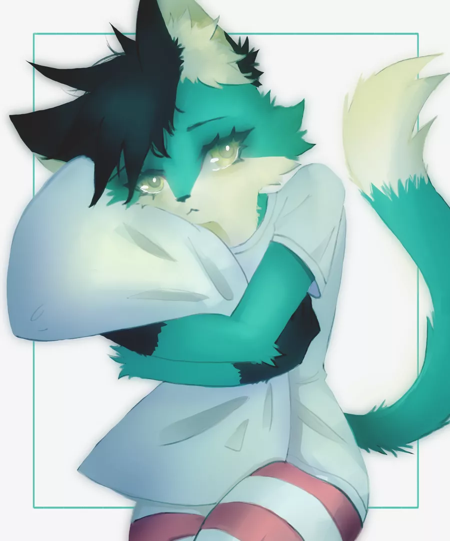 Hugging~ (Art by me)