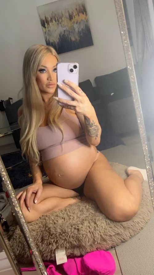 I hope you still want to fuck me being this pregnant