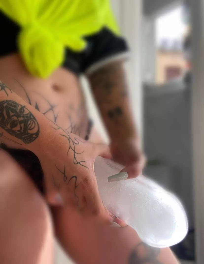 I’ll fuck your mouth with my ice dick until it melts completely