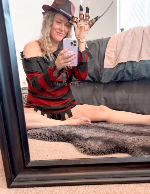 Just enjoying some sweater weather as miss (F)reddy