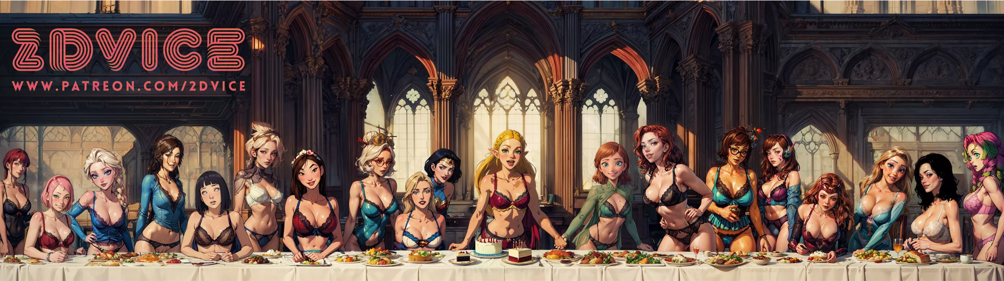 Lara in The Last Supper (2DVice)