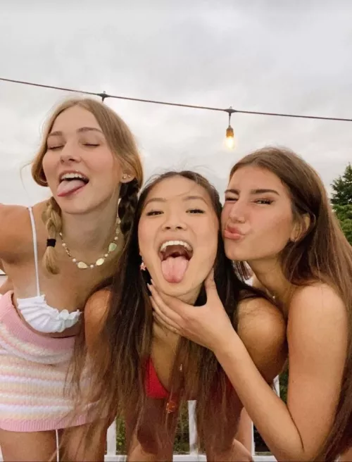 Line up these college girls. They’re ready for you