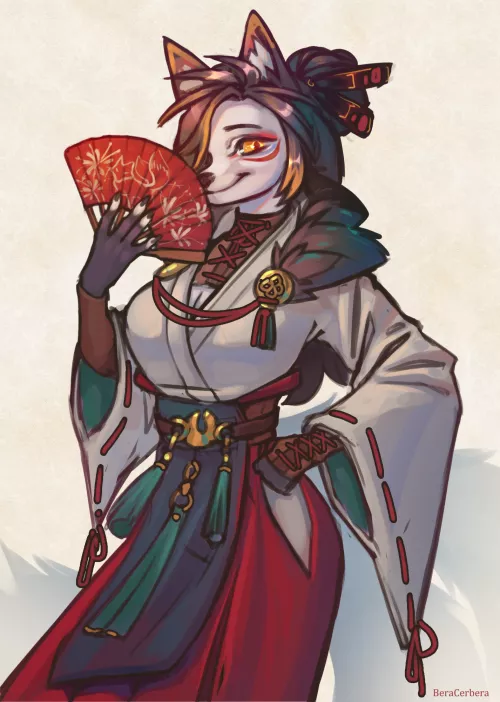 Mysterious fox (art by me)