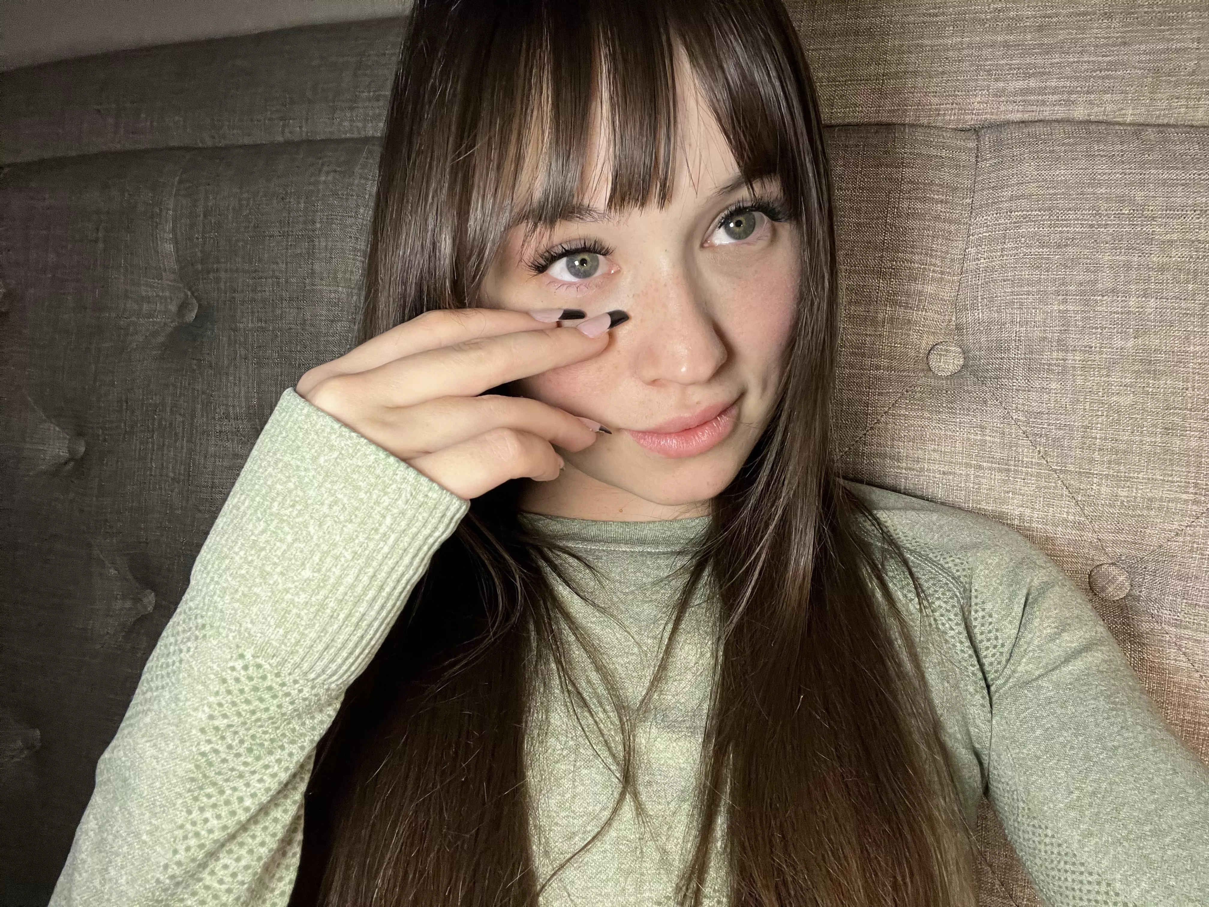 The best nail polish would be your cum.