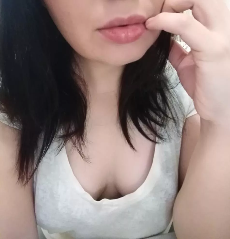 Thinking of that wet kiss you stole from me last night... [F]