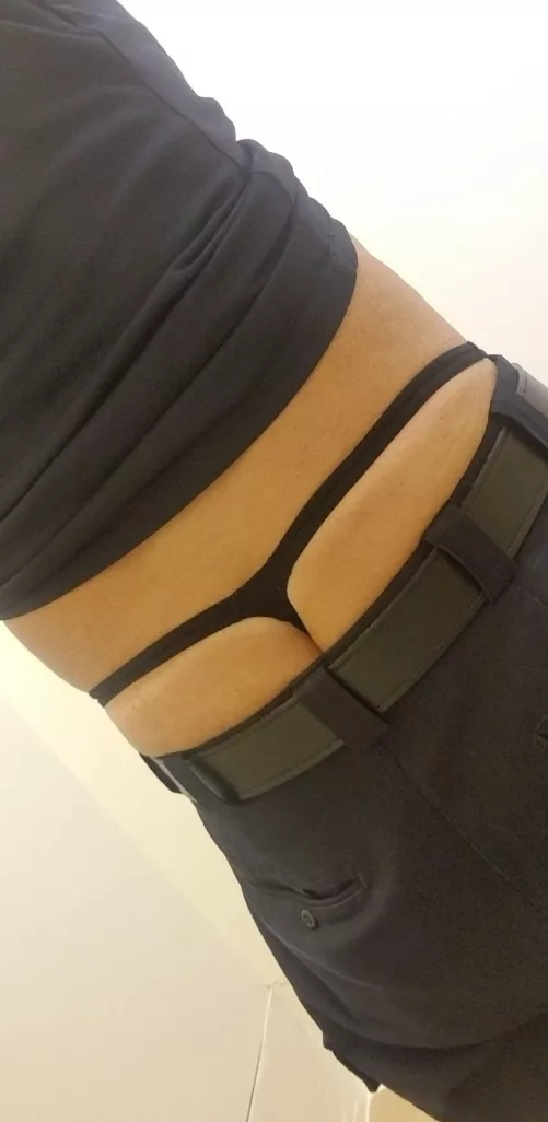 Took the Mrs thongs to work last night.