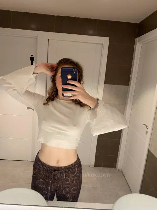 White crop tops are my favourite