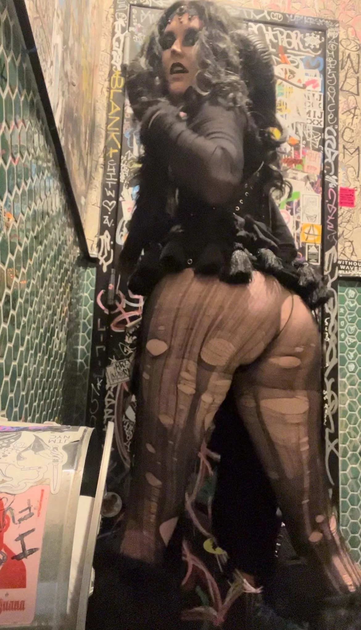 Antics in the venue bathroom