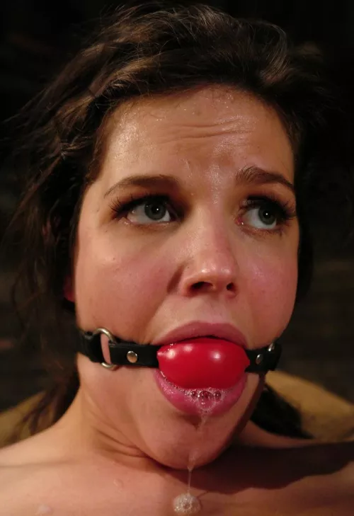 Bobbi ball gagged...