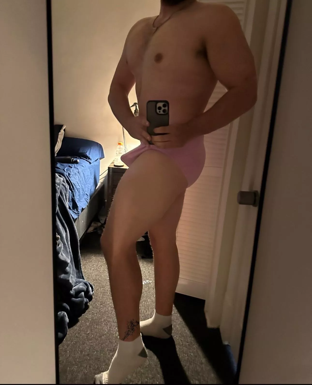 Can I still look cute in panties even if I’m a football player?