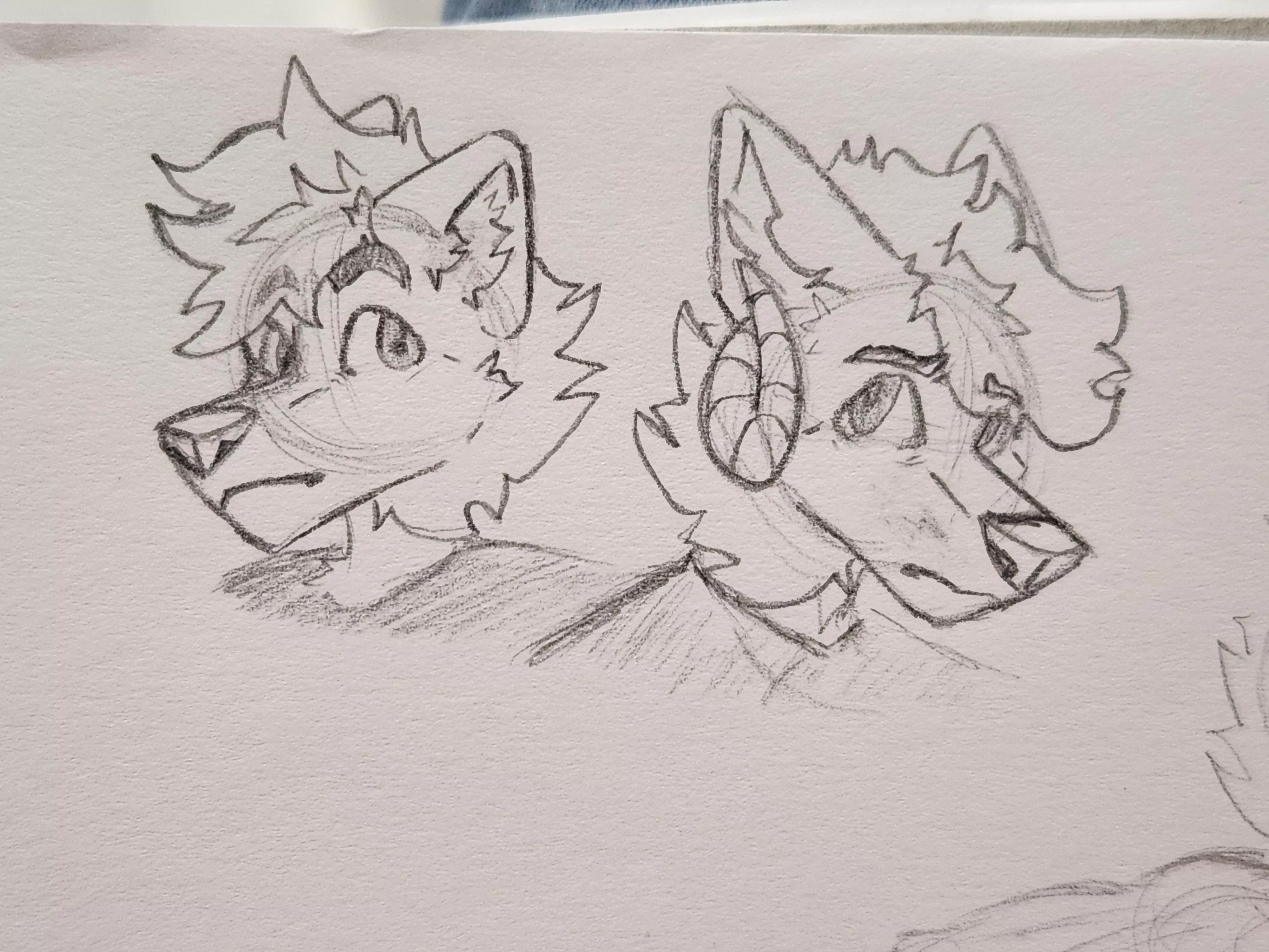 Doodles from today. By me