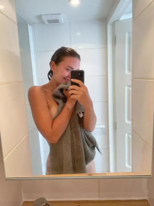 Fresh out of the shower