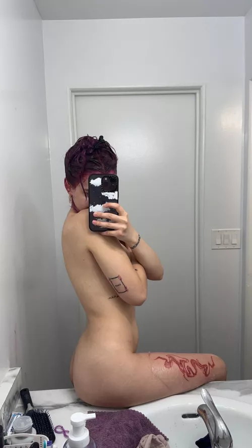 Fresh out of the shower ;)