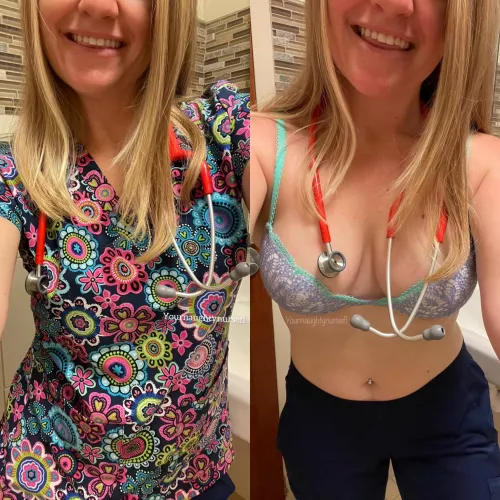 Hi I’m your nurse for today! Are you ready for your sponge bath?