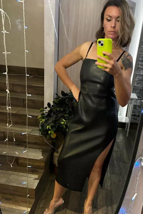 How do you like my leather dress