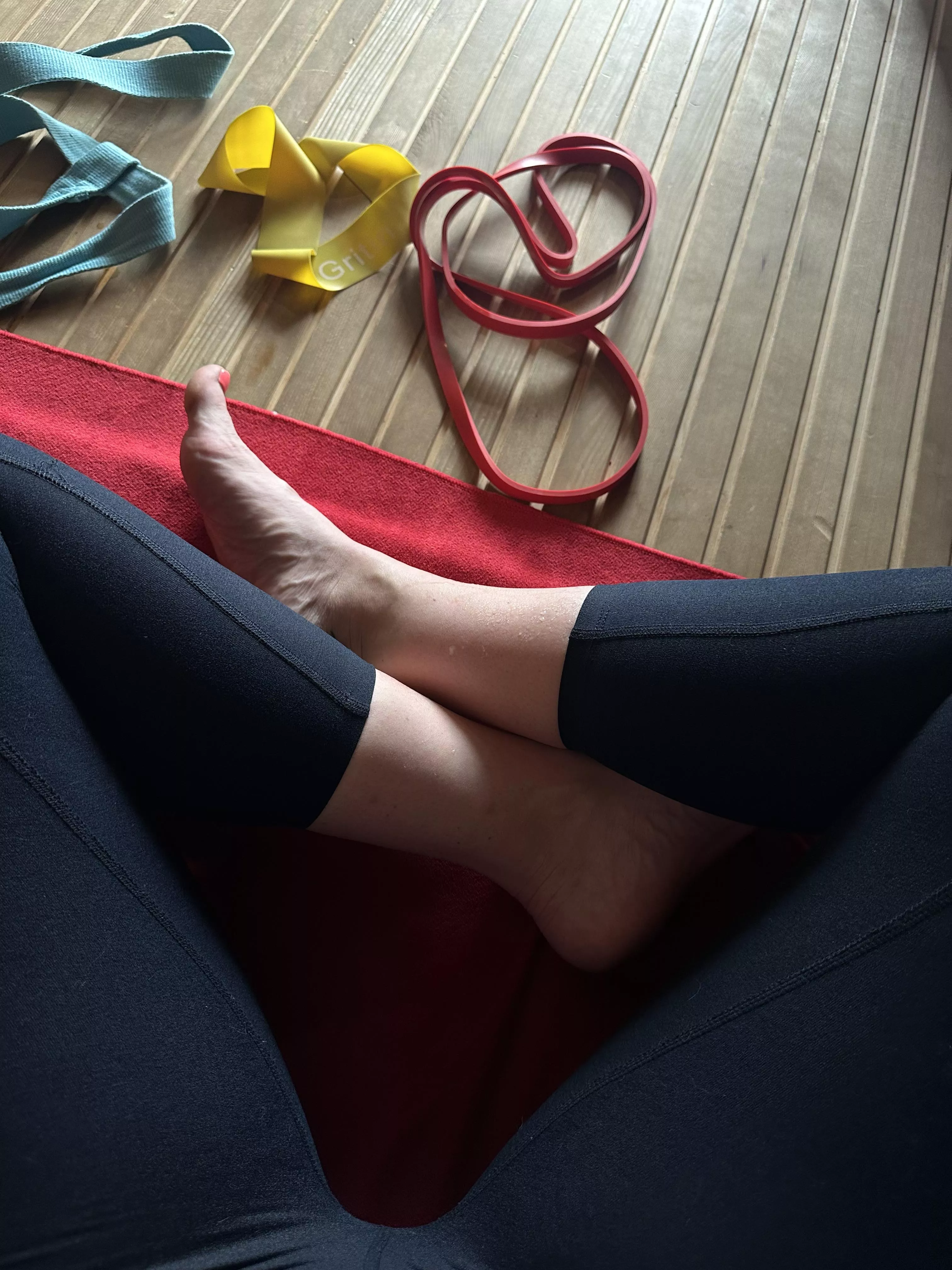 I think these would look better around my wrists and ankles