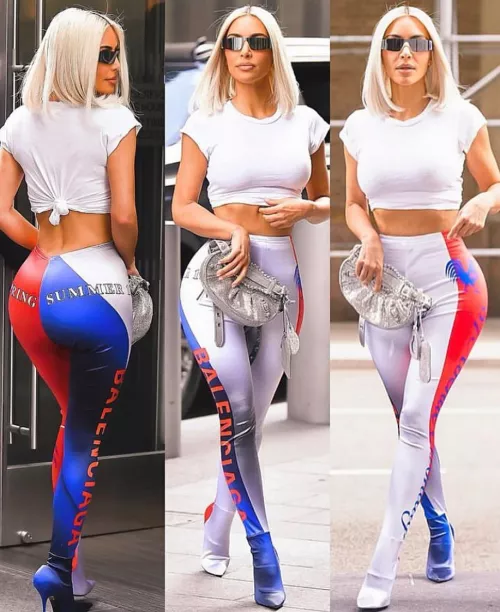 I'd throw it all away just to be able to hump Kim in this outfit for 5 minutes