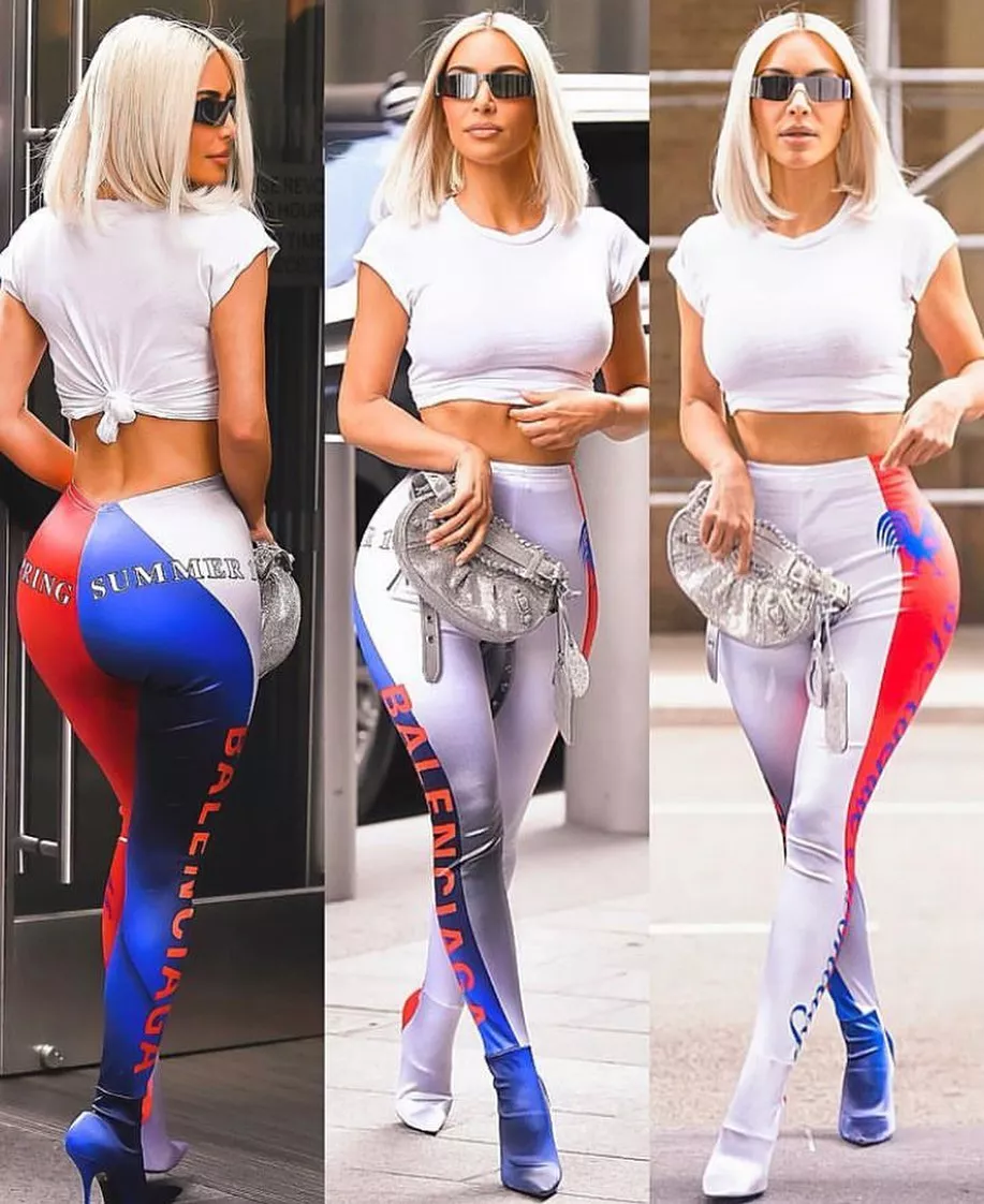 I'd throw it all away just to be able to hump Kim in this outfit for 5 minutes