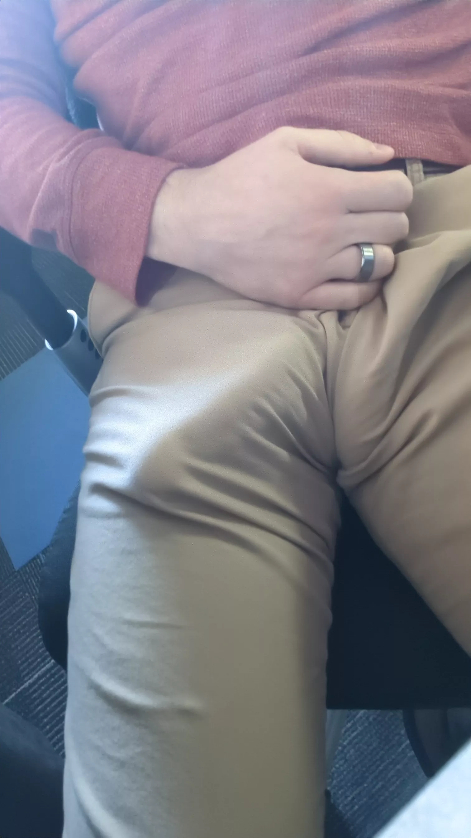 I'm wishing I was at home without pants on right now...