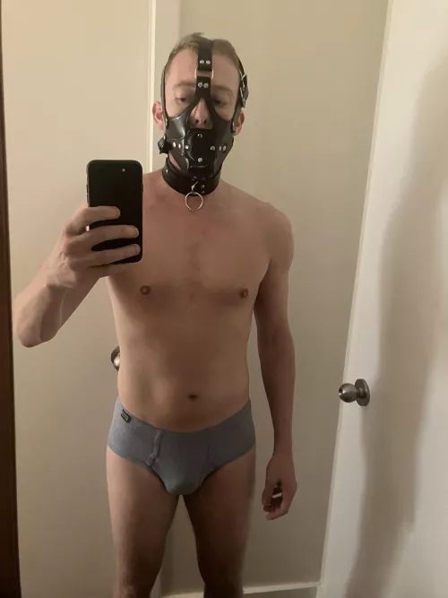 [M] 27 Pleasing mistress by having this on all day. Penis gag feels bigger by the minute