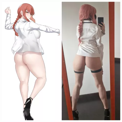 Makima, anime vs real