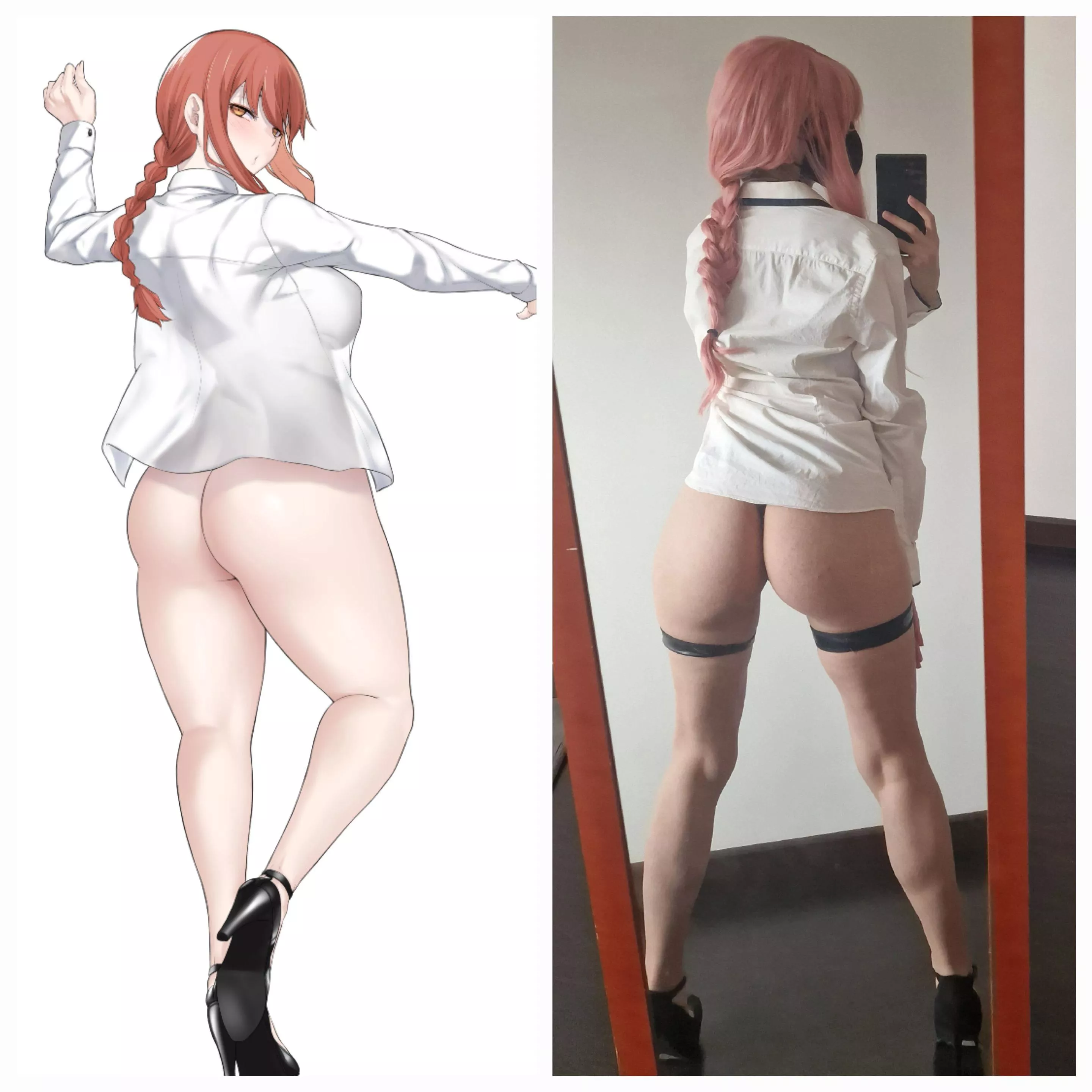 Makima, anime vs real