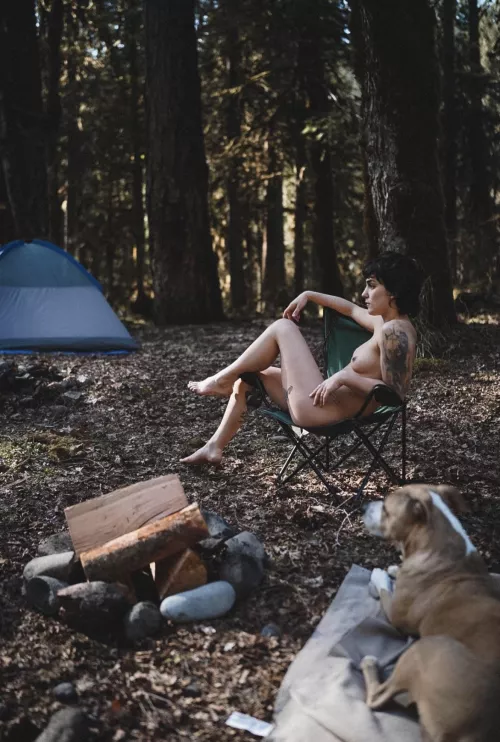 Naked camping is the best camping.