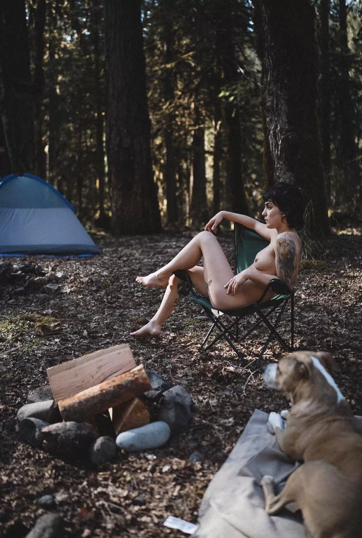 Naked camping is the best camping.