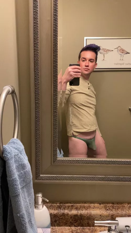 (Nsfw) thong of the day 😂. Look cute on me?