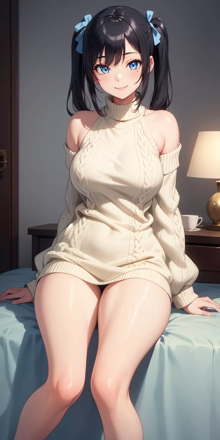 Open Shoulder Sweater