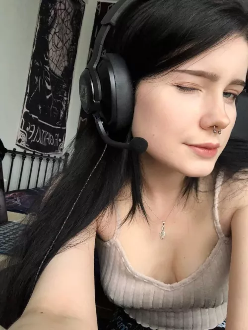 Pretty petite and braless, would any older guy's look down this 19 y/o's shirt?