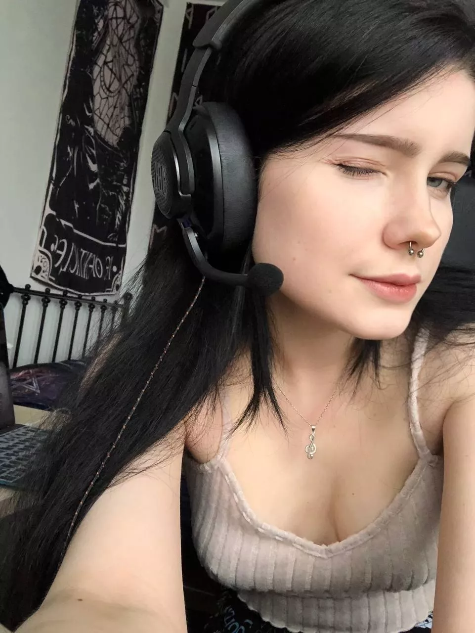 Pretty petite and braless, would any older guy's look down this 19 y/o's shirt?