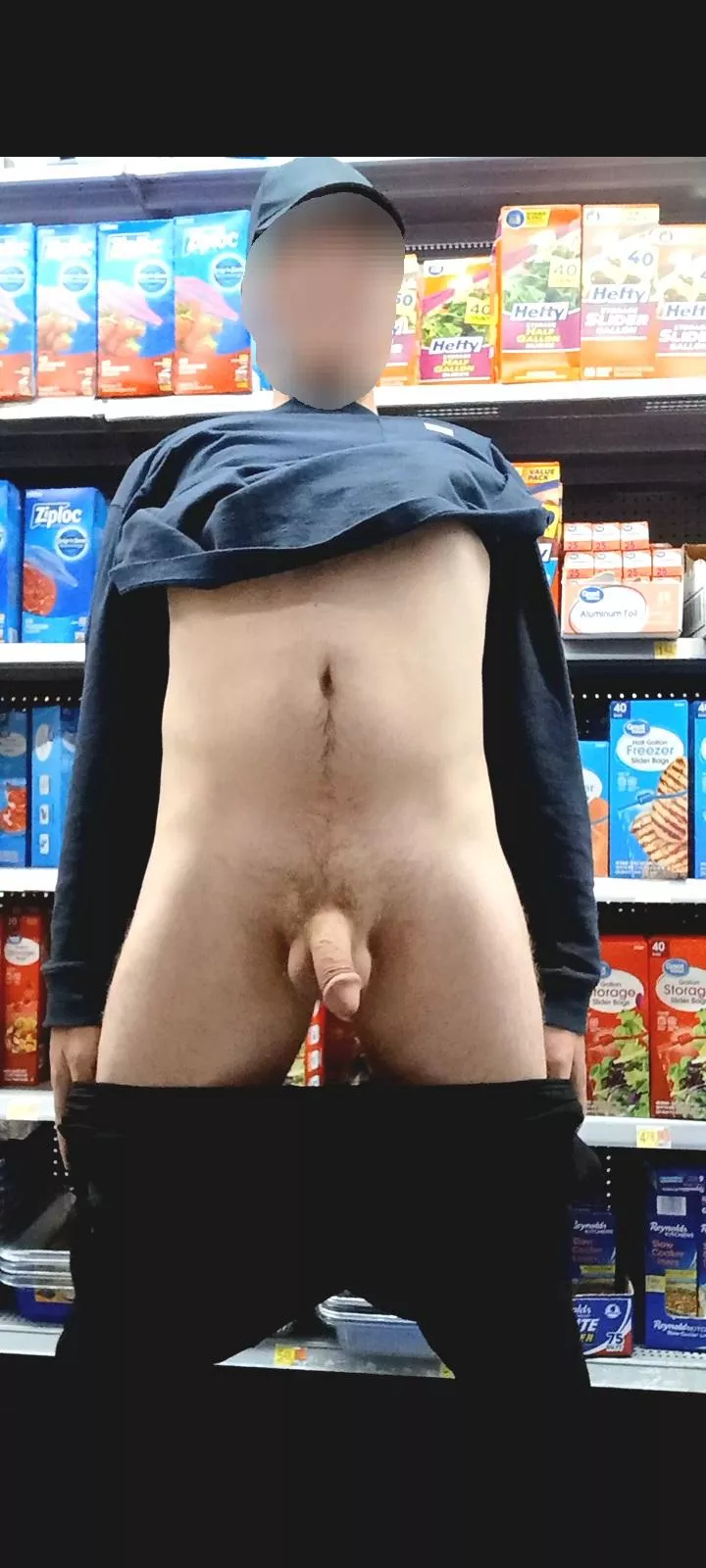 Showing off my snack at the grocery store 😋
