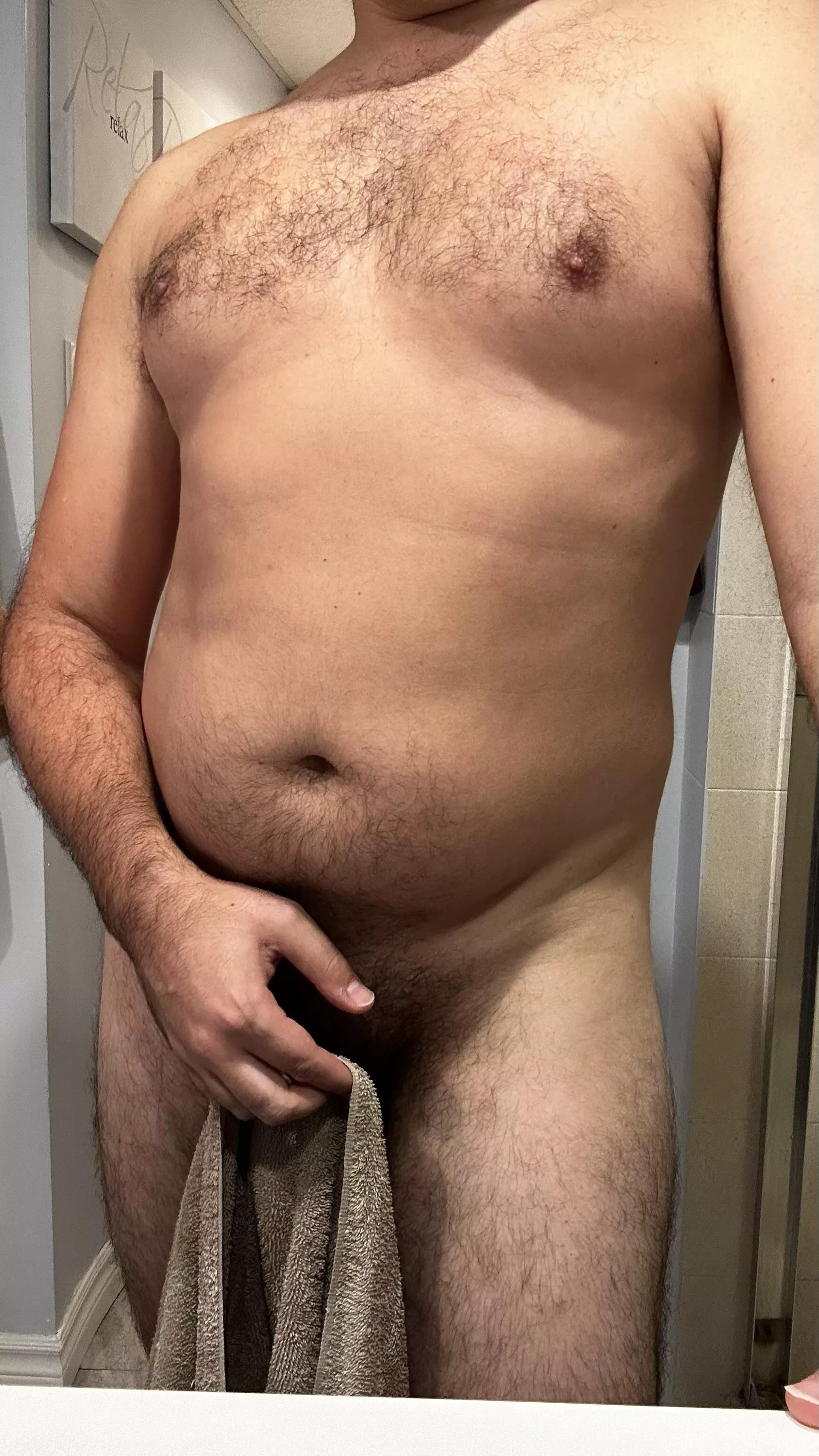 Who’s going to help me dry off?